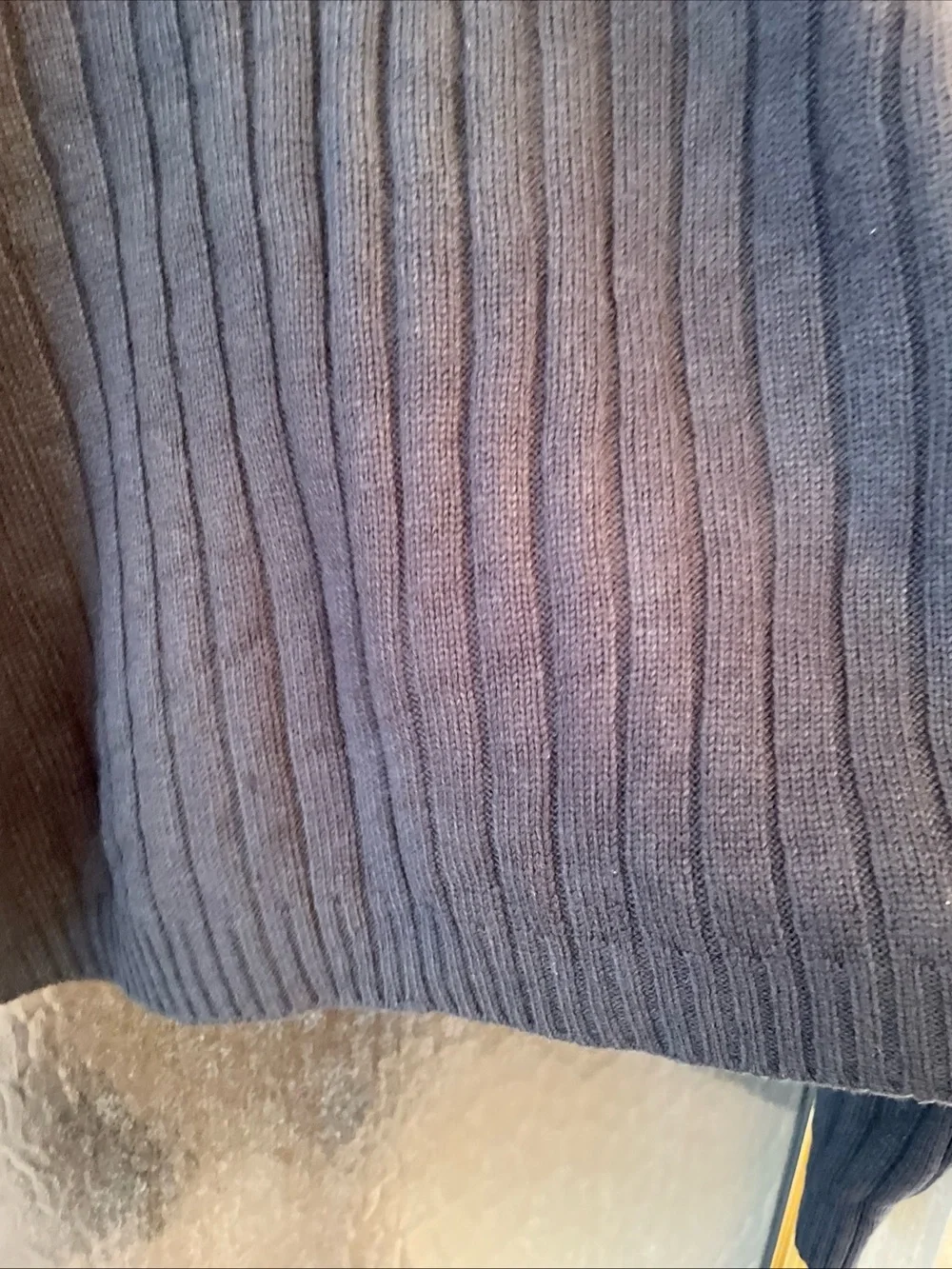 VTG Polo By Ralph Lauren Dark Gray Ribbed Turtleneck Long Sleeve Sweater 2XL